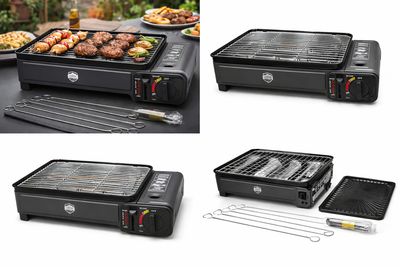 Parrilla de gas portátil Camping Club Parrilla de gas portátil Camping Club