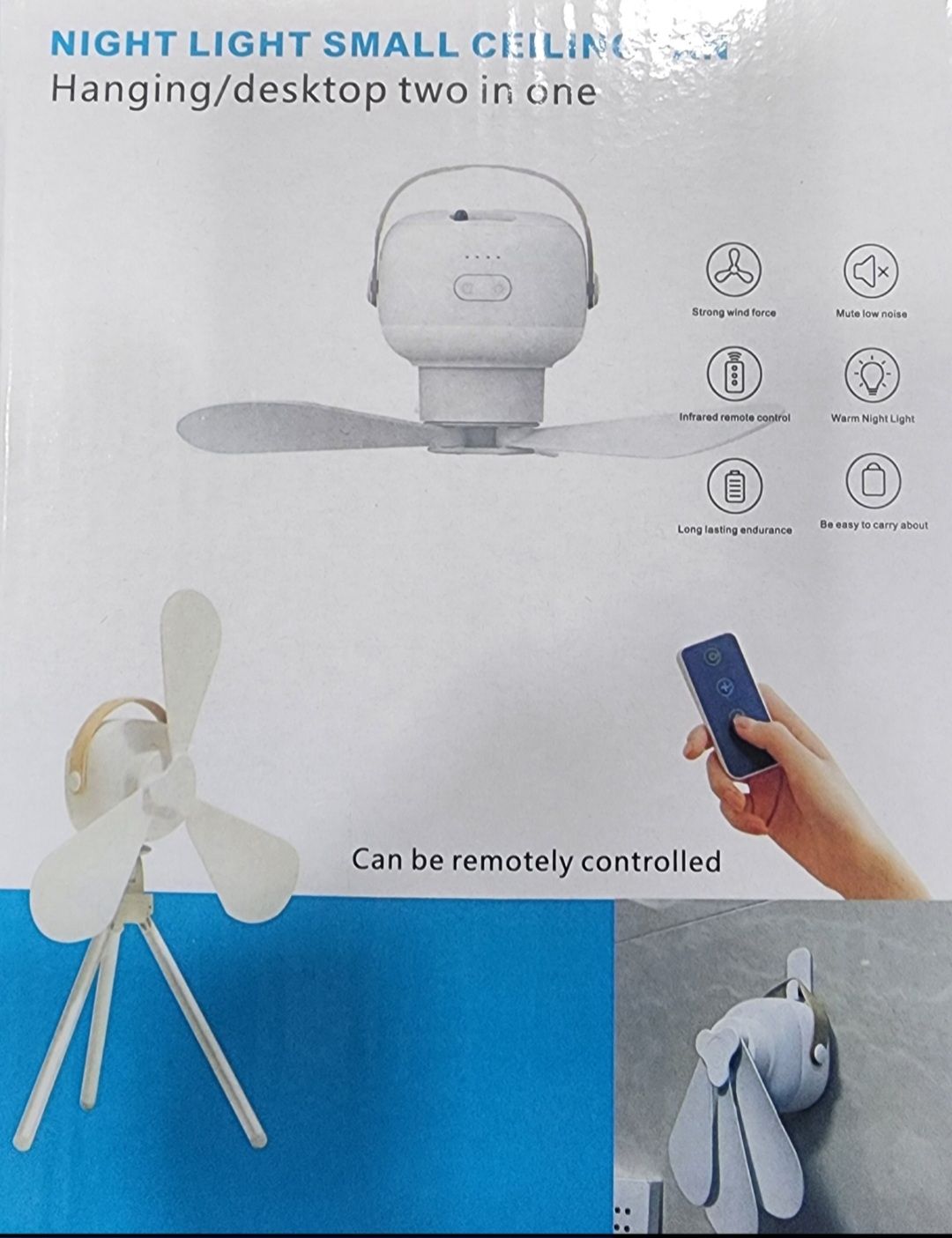 Ventilador portátil convertible