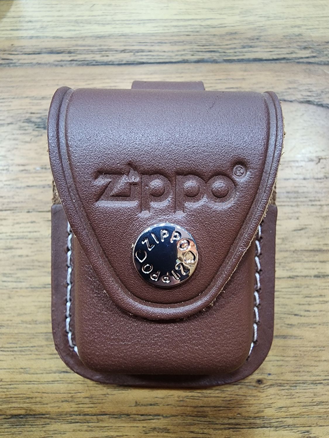 Estuche Zippo café