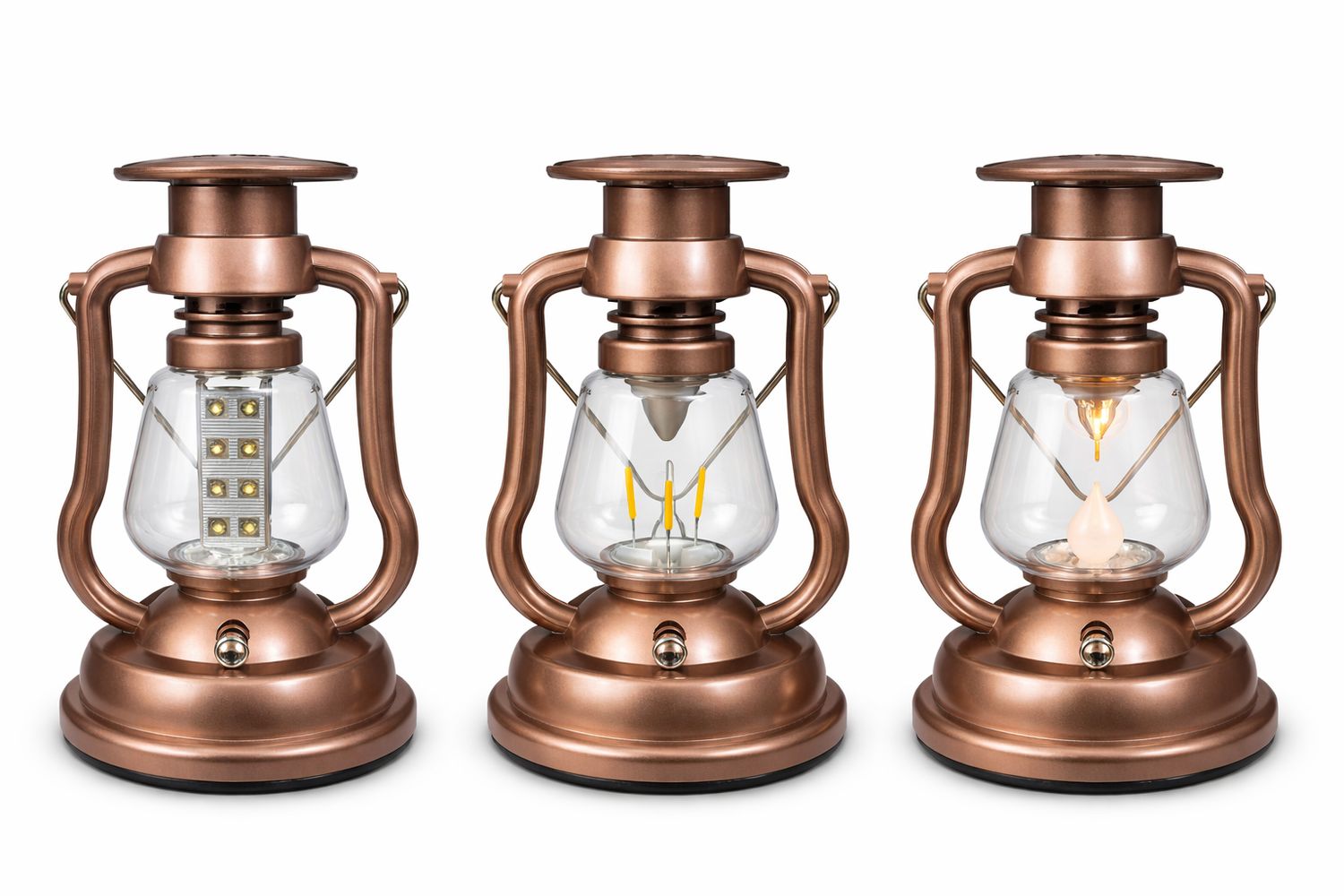 Lámparas de camping recargables con dinamo Lámparas de camping recargables con dinamo