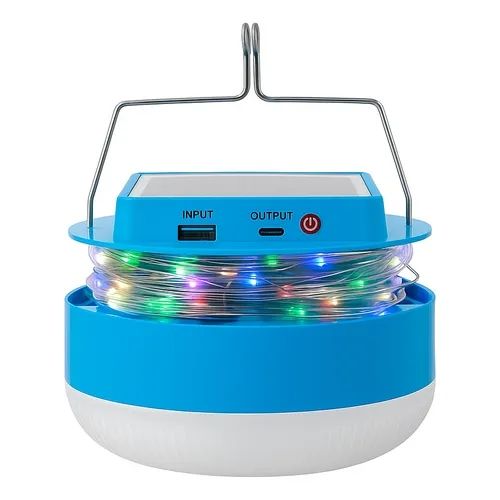 Luz de camping con cadena