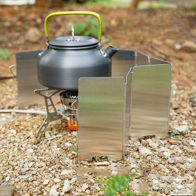 Parabrisas pequeño para cocinas de camping