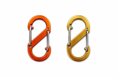 Mosquetón doble pequeño