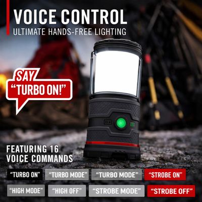 lámpara 1000 L Control de voz