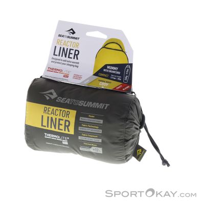 Sea to Summit Reactor Liner – Mummy con Drawcord Compact