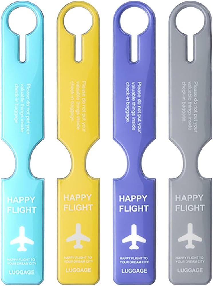 Etiqueta de equipaje "Happy Flight"