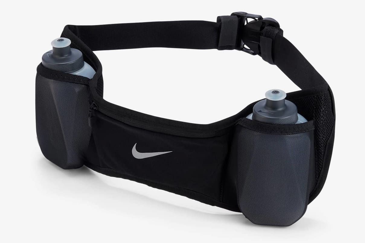 Nike Flex Stride Cinturón de Hidratación Doble para Correr (2 x 12 oz) Nike Flex Stride Cinturón de Hidratación Doble para Correr (2 x 12 oz)