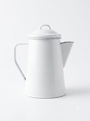 Percolador de Café Enamel Blanco 1.5L