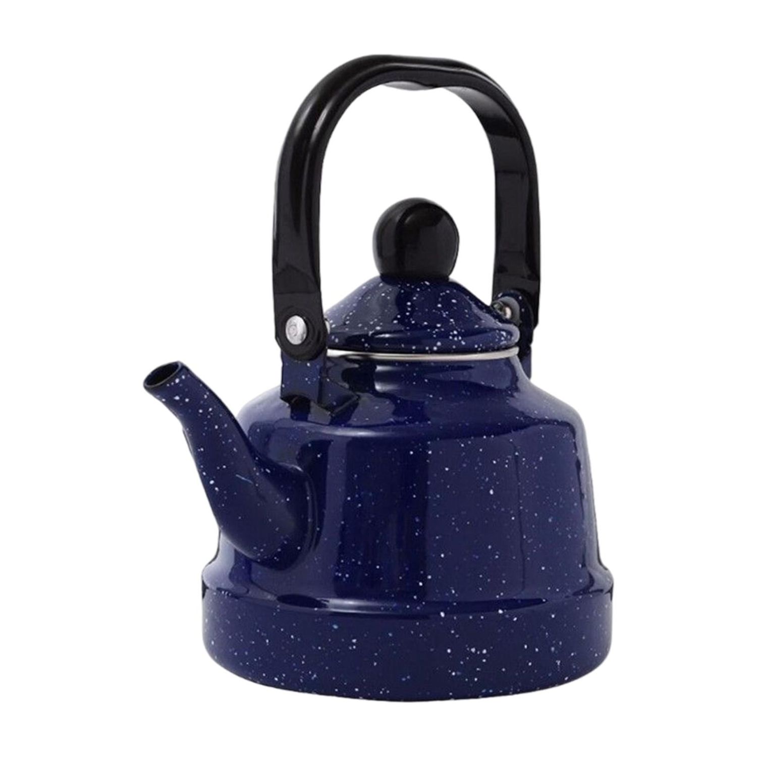 Cafetera/Tetera Enamel Azul para Camping