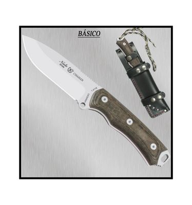 Cuchillo Nieto Chamán (Micarta Roja)