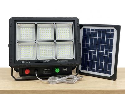 GD Plus GD-2280C Lámpara Solar Portátil Multifunción 400W