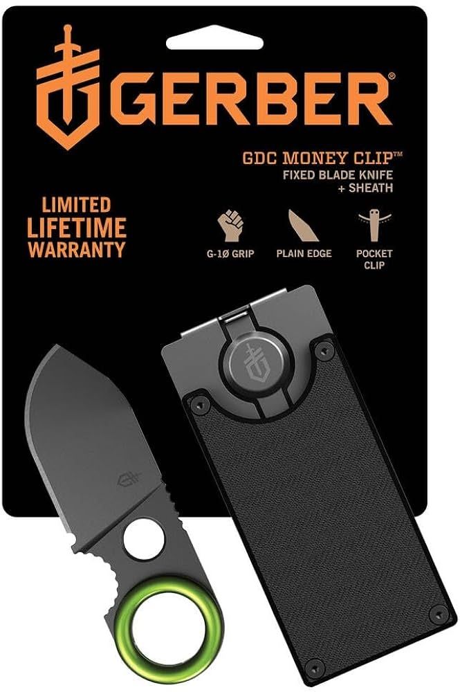 Gerber GDC Money Clip con Cuchillo Integradou Gerber GDC Money Clip con Cuchillo Integradou