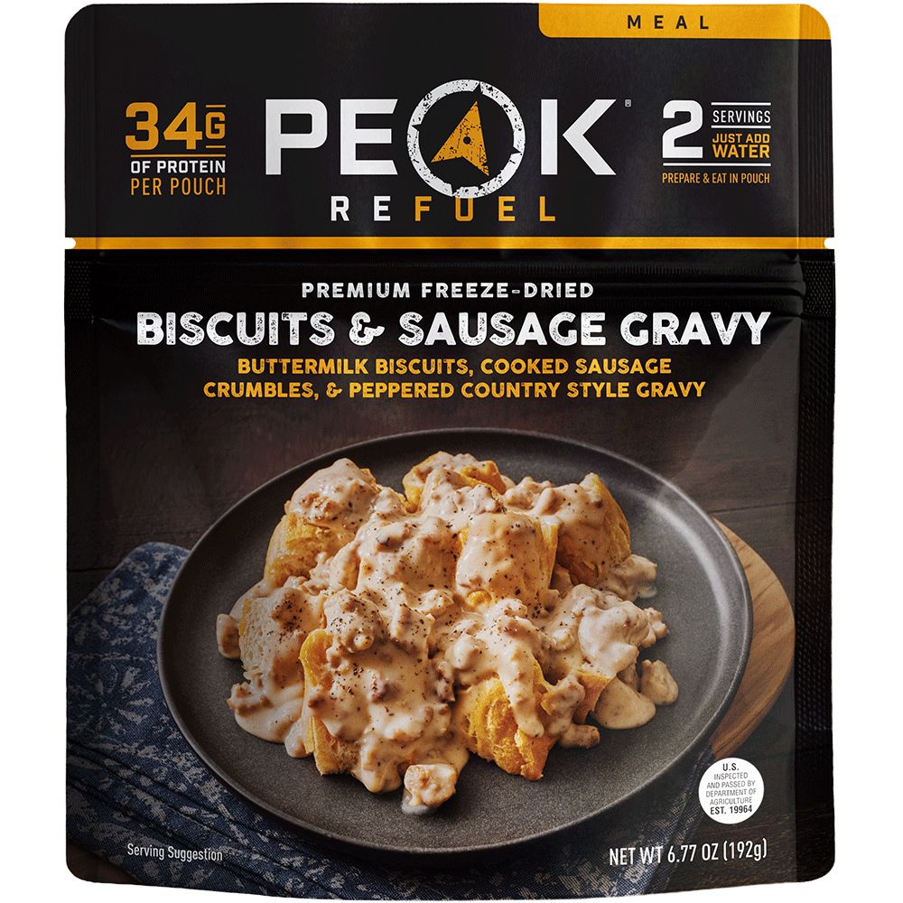Peak Refuel Biscuits & Sausage Gravy Liofilizado Peak Refuel Biscuits & Sausage Gravy Liofilizado