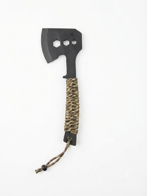 Hacha Táctica de Mano con Mango de Paracord