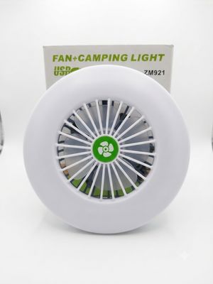 Ventilador Recargable con Luz de Camping