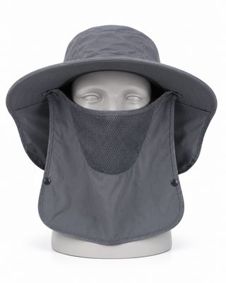 Sombrero con Solapa y Mascarilla
