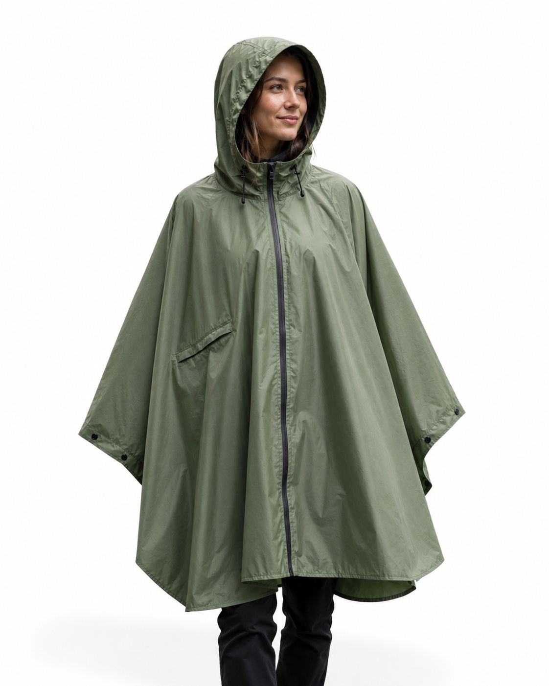 Poncho estampado
