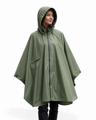 Poncho estampado