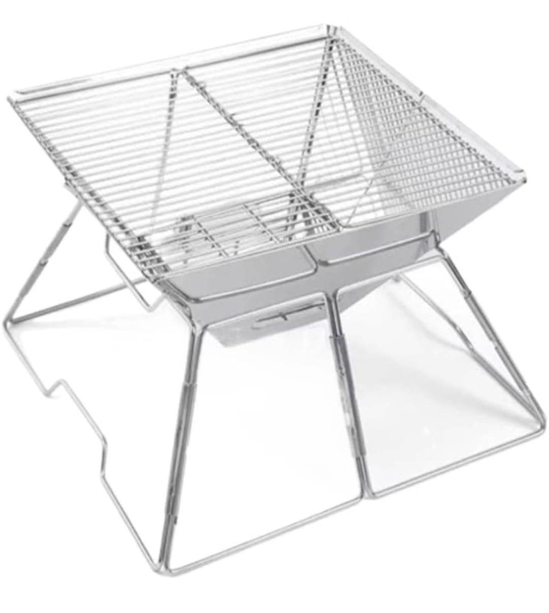 Parrilla plegable de aluminio