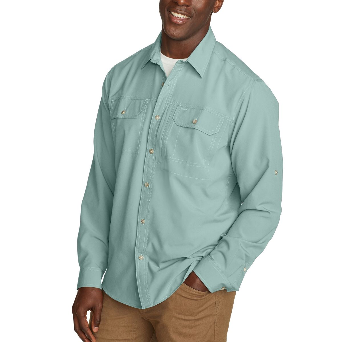 Eddie Bauer Atlas Exploration Manga Larga
