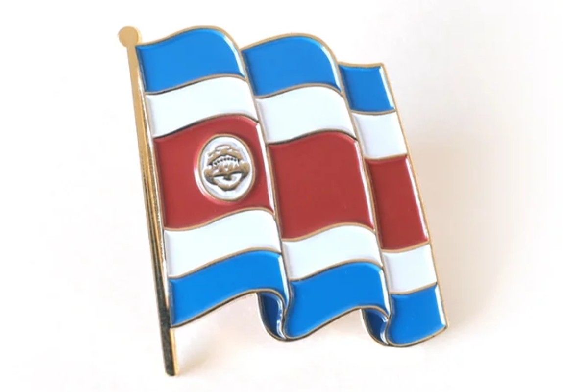 Pin Bandera de Costa Rica Pin Bandera de Costa Rica
