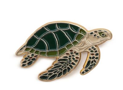 Pin Tortuga Verde