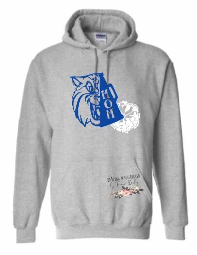 Wildcats Cheer Mom Hoodie