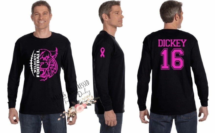 WILDCATS PINK OUT LONG SLEEVE SHIRT