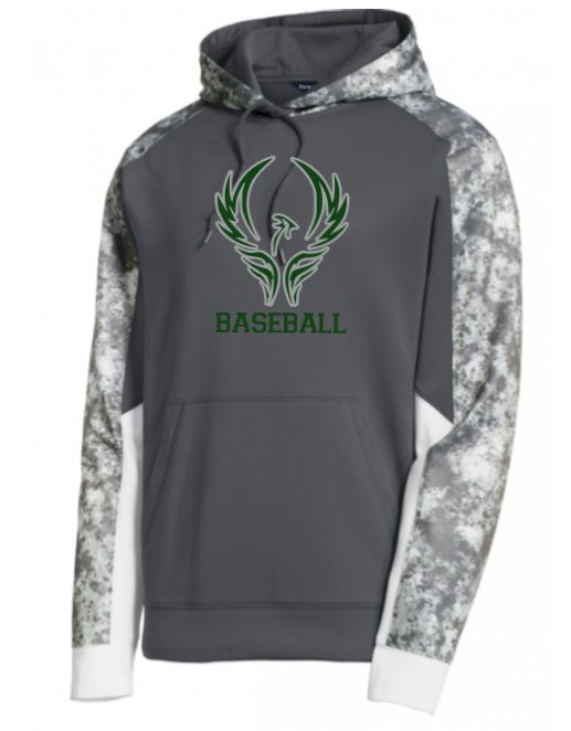 Camo Phoenix Baseball Hoodie