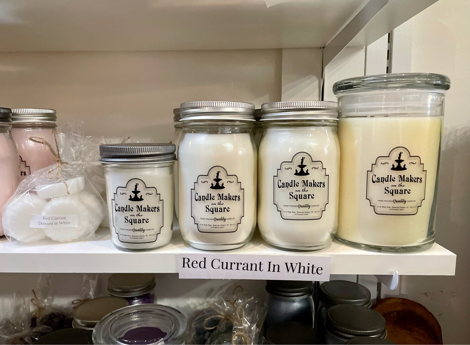 Red Currant Dressed in White