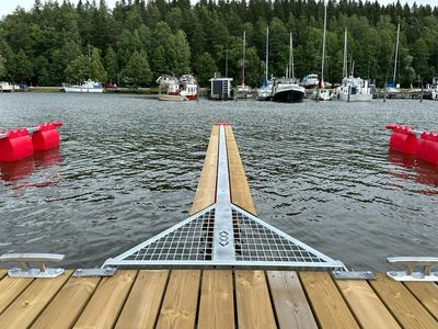 Käveltävä venepuomi 8m