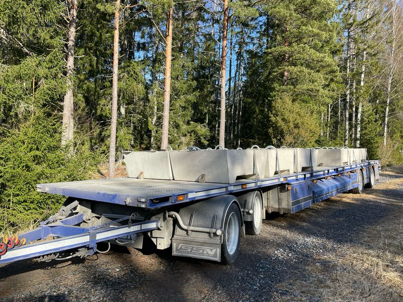 Betoniankkuri 1200kg teräslenkeillä 25mm HDG