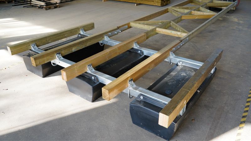 Ankkurointipalkki 10x10x300cm HDG