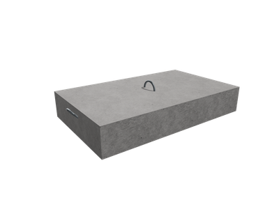 Betoniankkuri 2000kg teräslenkeillä 25mm HDG