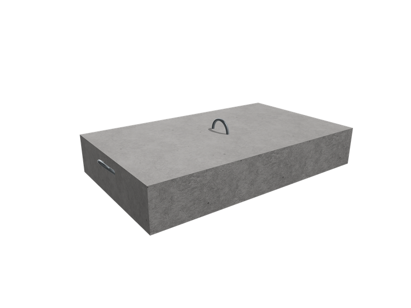 Betoniankkuri 2000kg teräslenkeillä 25mm HDG