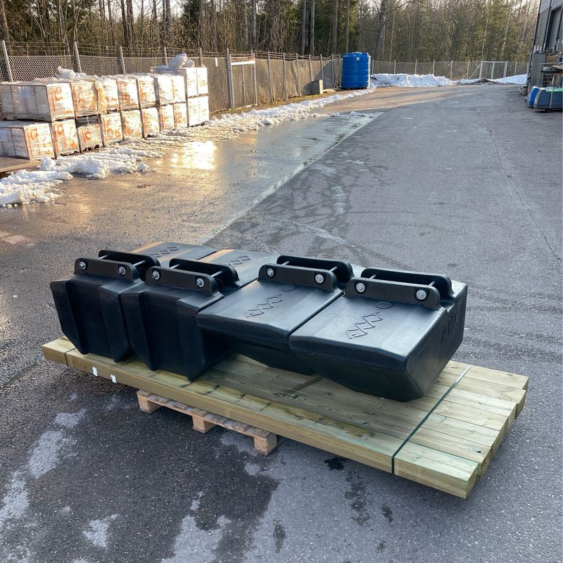 AKX Muoviponttoni 226 L - PE, 12 mm