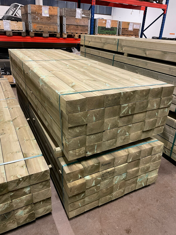 Kestopuu 98x148x3000mm A-kyllästetty