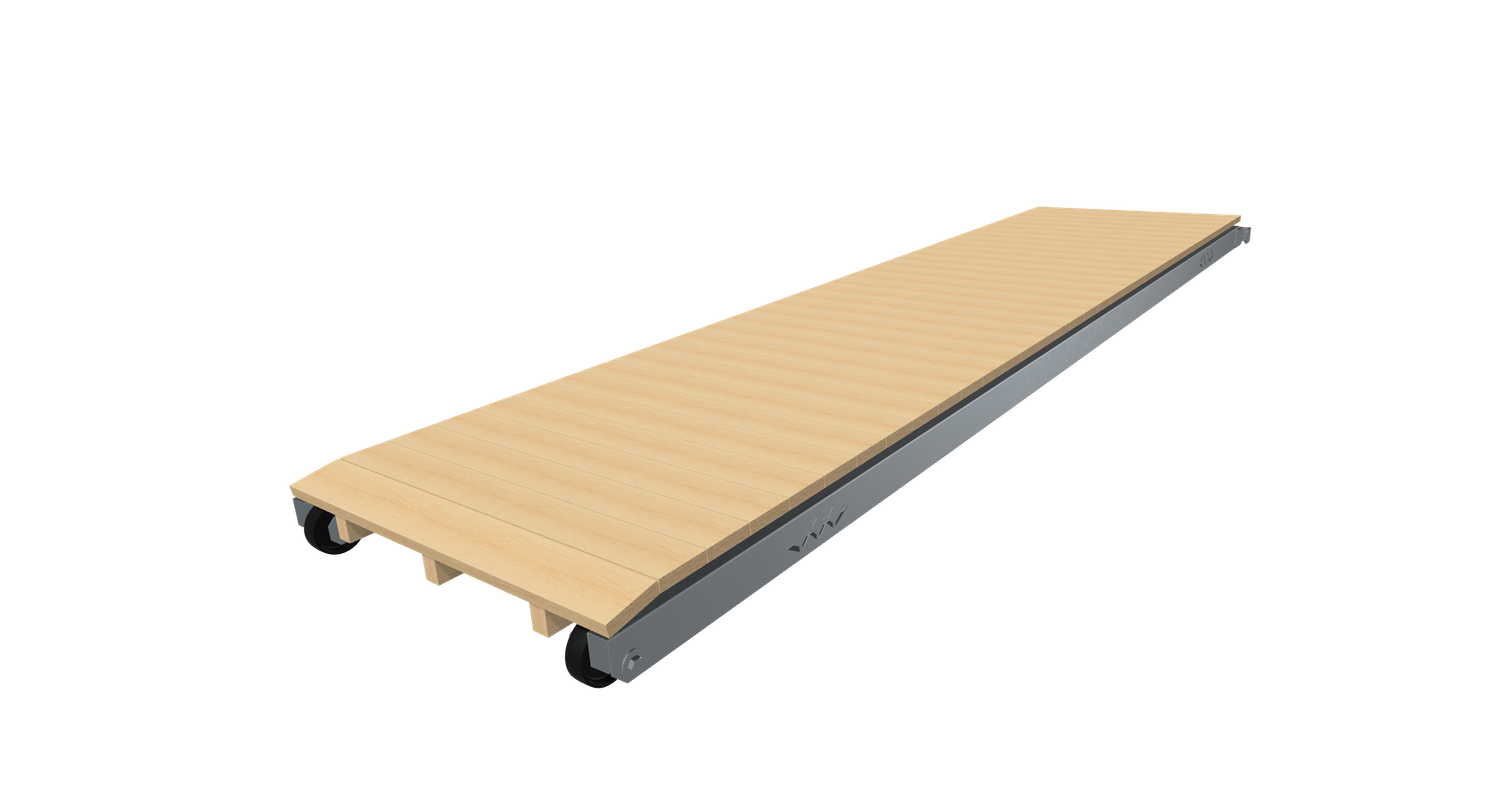 Terässilta 1.2×5m puukannella