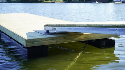 Terässilta 1.2×5m puukannella