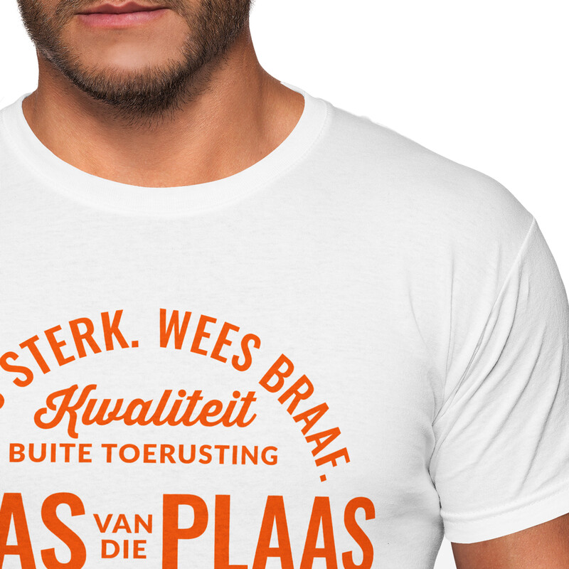 "Baas van die Plaas" slogan T-shirt Unisex