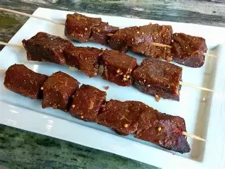 Colis brochettes marinées