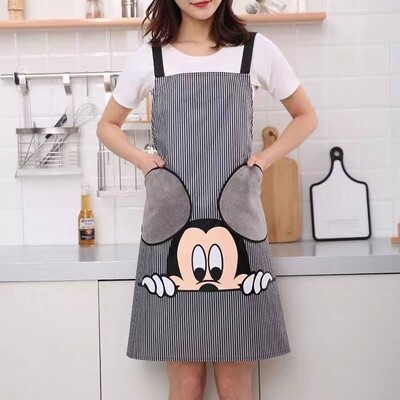 Mickey Water proof and oil proof Kitchen Apron مريلة مطبخ ميكى 