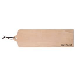 Happy Hour Wood Serving Board