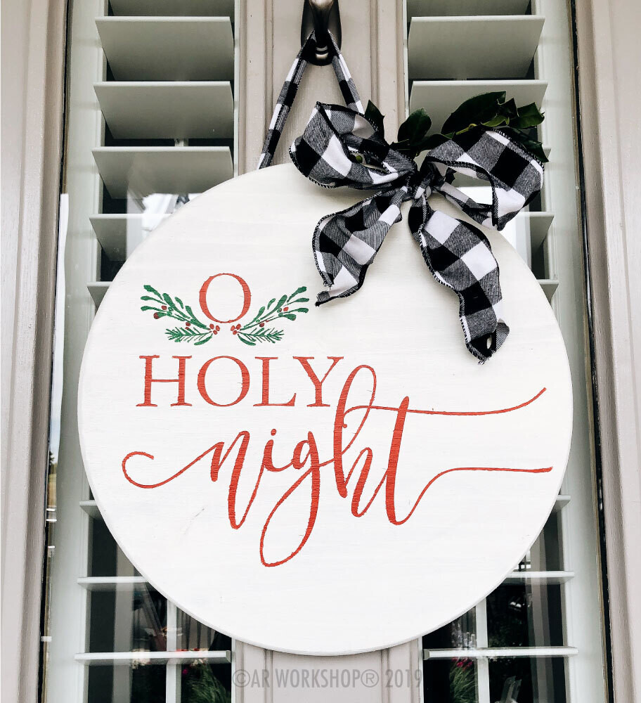 ​Jingle Box Add On- 18" Door Hanger (Holy Night)