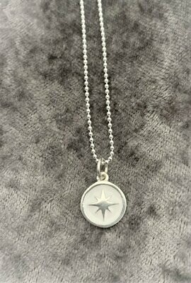 Pole Star necklace in sterling silver