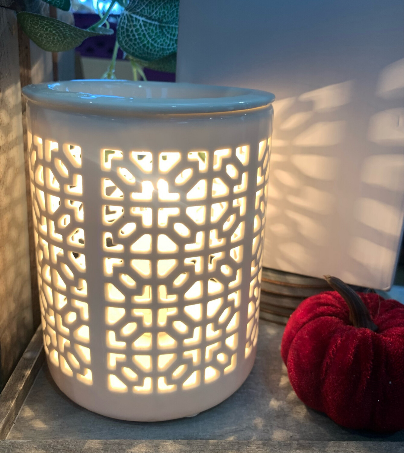 Candle Warmers Lattice 2-in-1 Fragrance Warmer