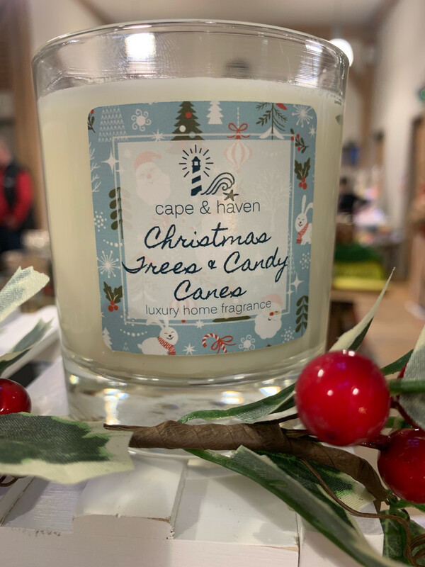 Christmas Trees & Candy Canes Candle Christmas Trees & Candy Canes Candle