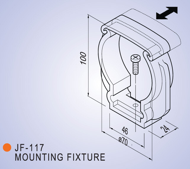Jarrer Lighting JF-117 Mounting Brackets