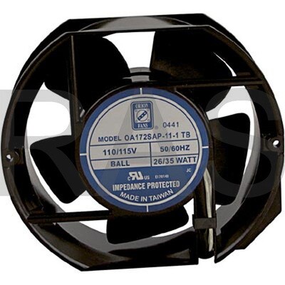 Orion Fans RAS Fan - 172mm x 150mm x 51mm (110VAC) Orion Fans RAS Fan - 172mm x 150mm x 51mm (110VAC)