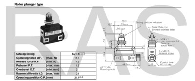 Yamatake / Azbil Limit Switch SL1-A – New, Industrial Precision Switch